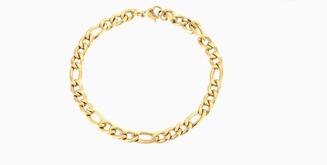 Gold Figaro Bracelet